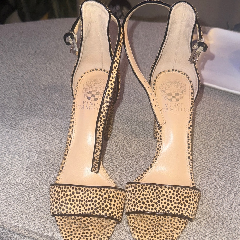 Vince Camuto Leopard Print Heels